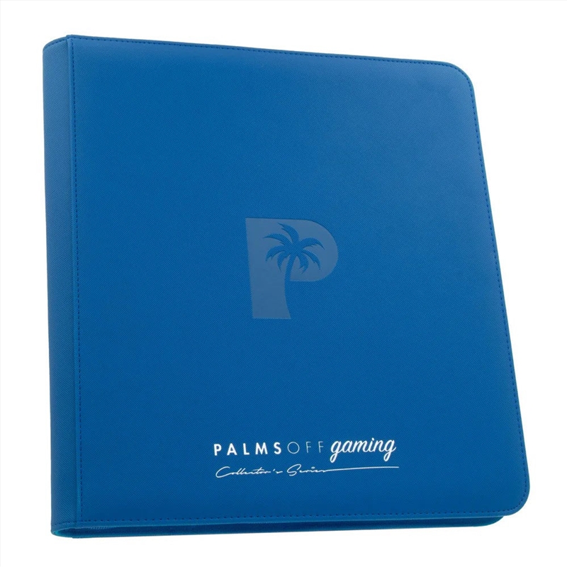 Palms Off Gaming - Collector's Series 12 Pocket Zip Trading Card Binder - BLUE/Product Detail/Games Accessories