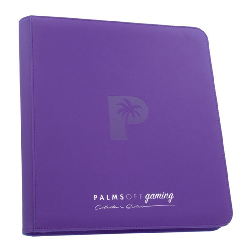Palms Off Gaming - Collector's Series 12 Pocket Zip Trading Card Binder - PURPLE/Product Detail/Games Accessories