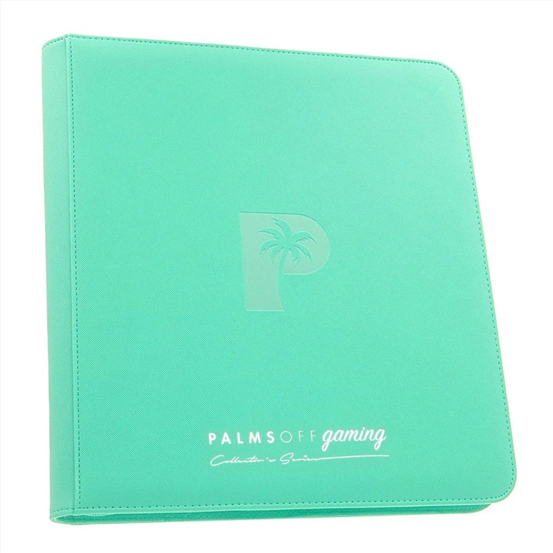 Palms Off Gaming - Collector's Series 12 Pocket Zip Trading Card Binder - TURQUOISE/Product Detail/Games Accessories