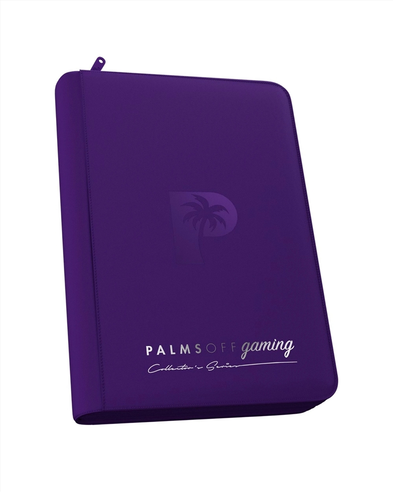 Palms Off Gaming - Collector's Series 4 Pocket Zip Trading Card Binder - PURPLE/Product Detail/Games Accessories