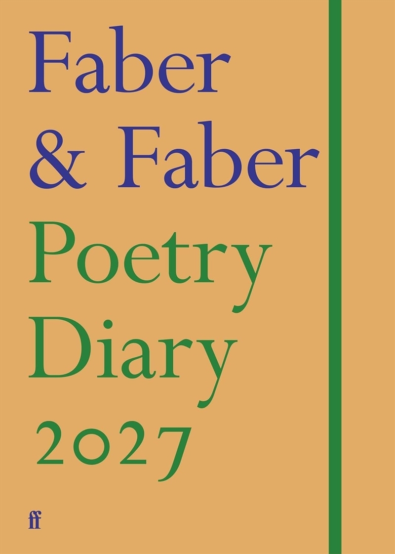 Faber Poetry Diary 2027/Product Detail/Calendars & Diaries