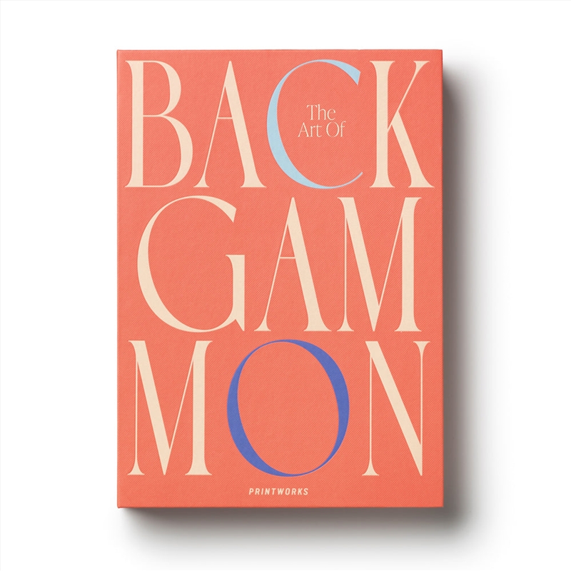 Printworks Classic Art of Backgammon-Red/Product Detail/Board Games