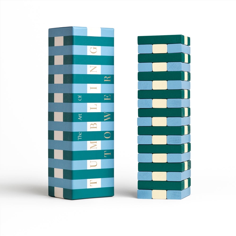 Printworks Play Tumbling Towers Green Blue/Product Detail/Board Games