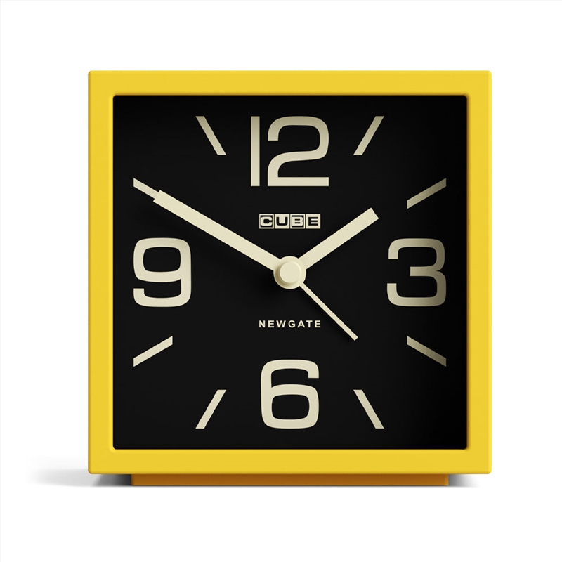 Newgate Cube Mantel Clock-Citrus Yellow/Product Detail/Clocks