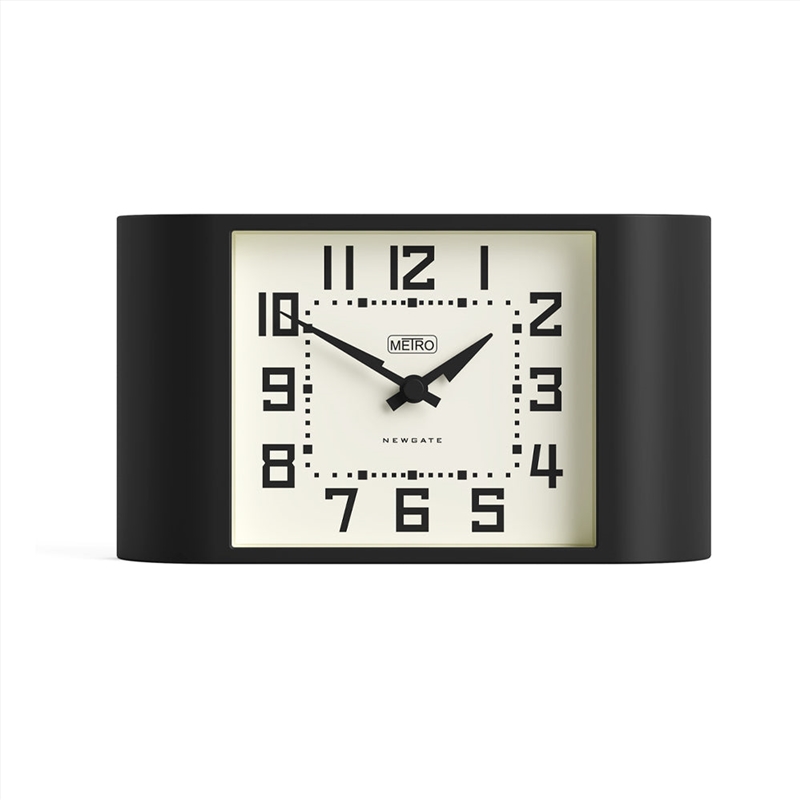 Newgate Mini Metro Mantel Clock-Black/Product Detail/Clocks