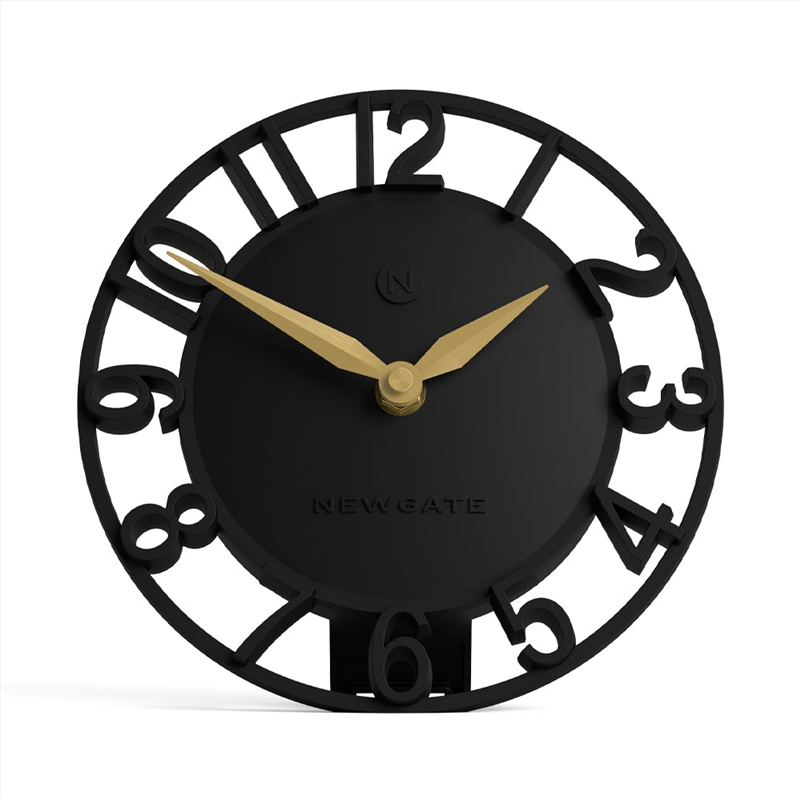 Newgate Timewarp Mantel Clock-Black/Product Detail/Clocks