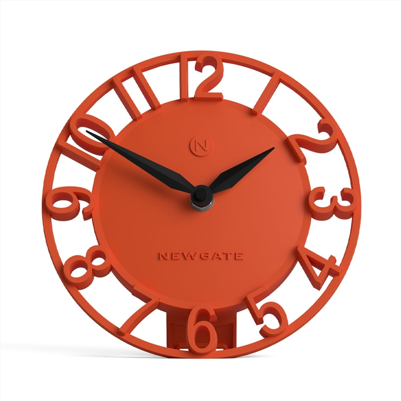 Newgate Timewarp Mantel Clock-Orange/Product Detail/Clocks