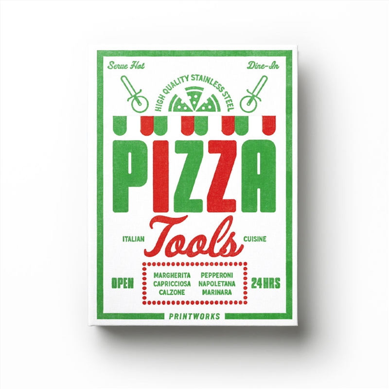 Printworks The Essentials Pizza Tools-Red White/Product Detail/Kitchenware