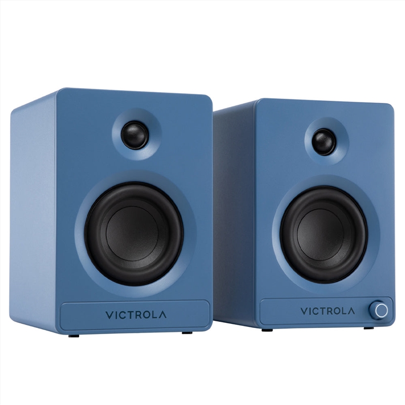 Victrola Tempo Bookshelf Speakers - Blue/Product Detail/Speakers