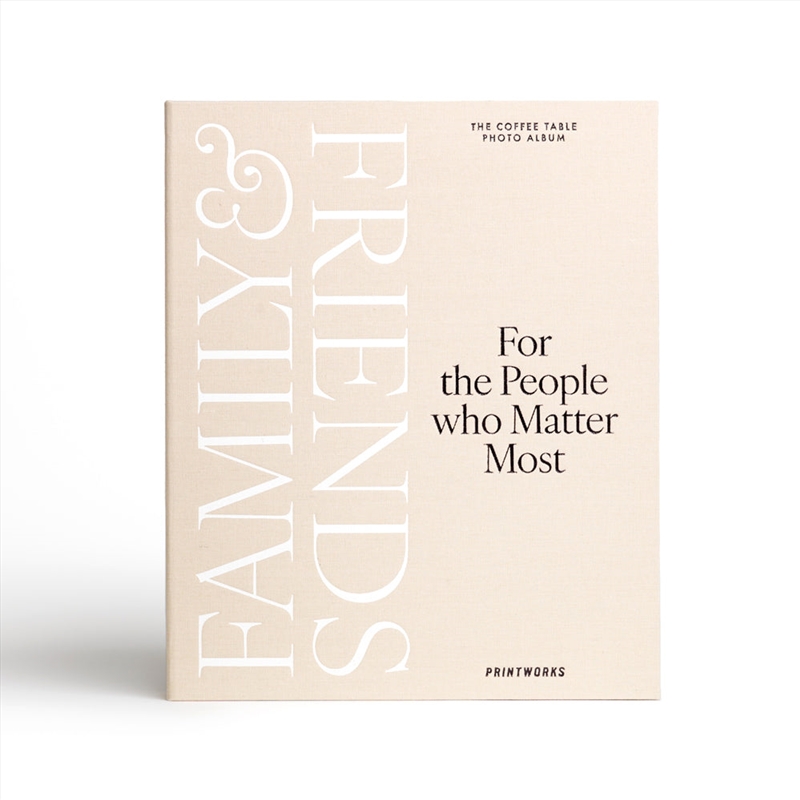 Printworks Photo Album-Family and Friends-Beige/Product Detail/Stationery