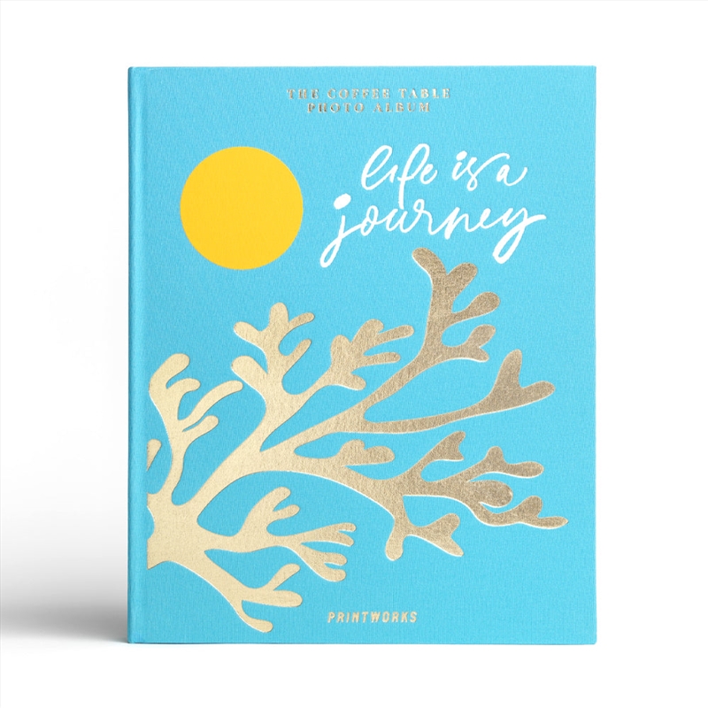 Printworks Photo Album-Life Is A Journey-Turquoise/Product Detail/Stationery
