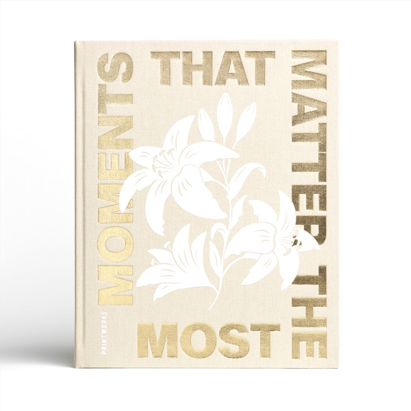 Printworks Photo Album-Moments That Matters The Most-Beige/Product Detail/Stationery