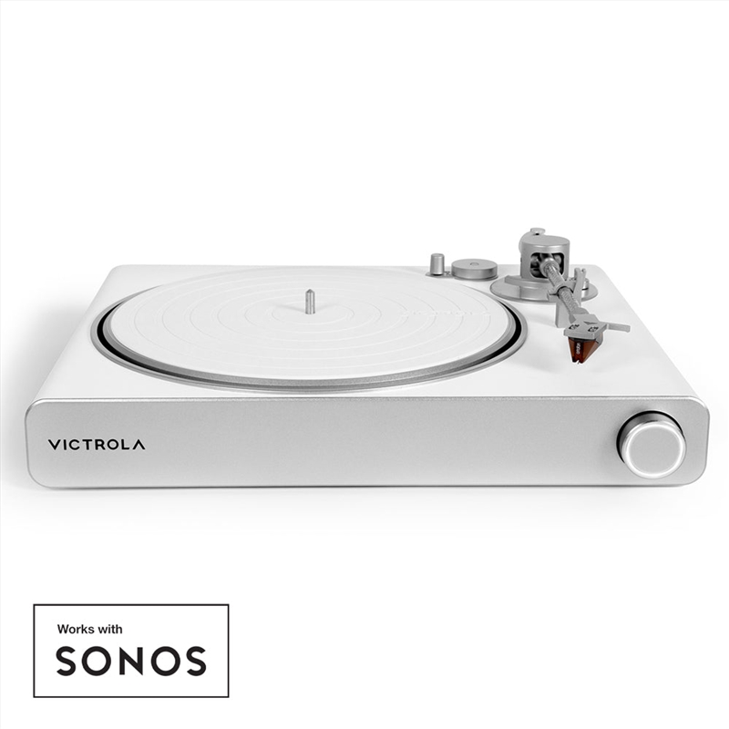 Victrola Stream Pearl Wi-Fi & Bluetooth Turntable - White/Silver/Product Detail/Turntables