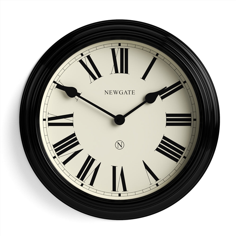 Newgate Notting Hill Wall Clock-Black/Product Detail/Clocks