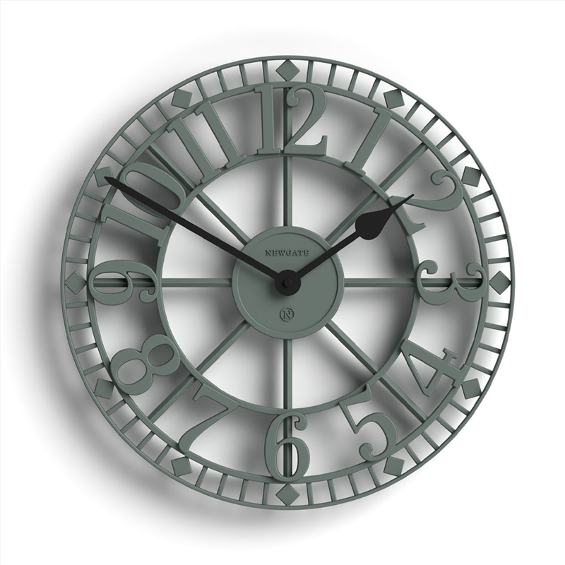 Newgate Warehouse Wall Clock-Asparagus Green/Product Detail/Clocks