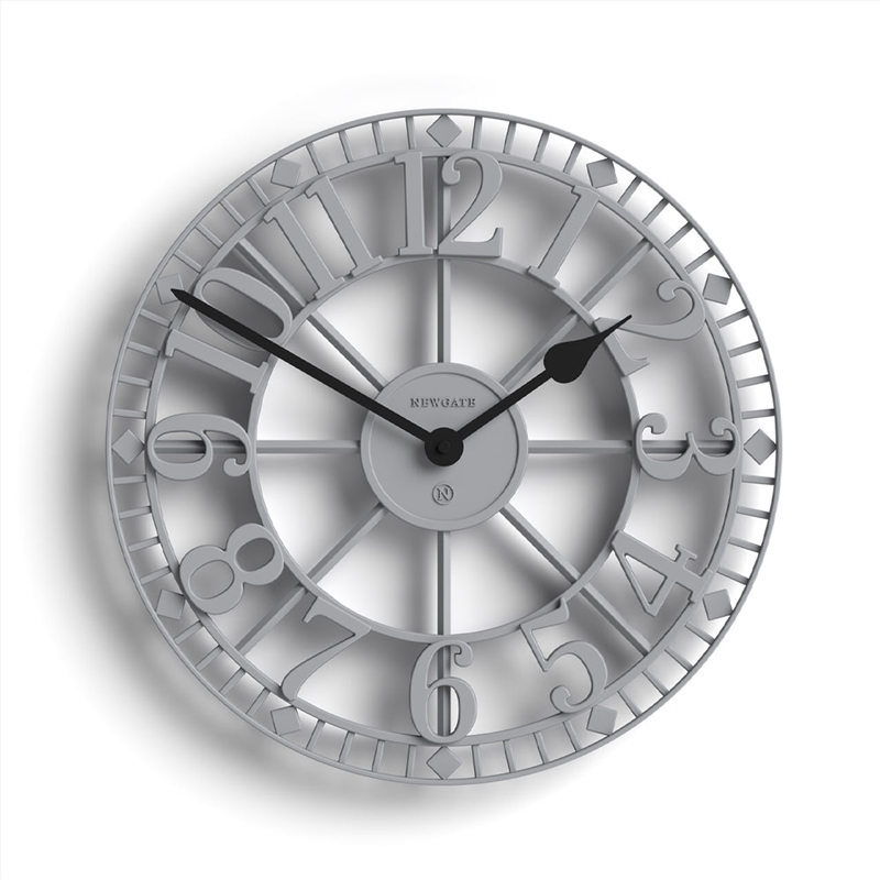 Newgate Warehouse Wall Clock-Clockwork Grey/Product Detail/Clocks