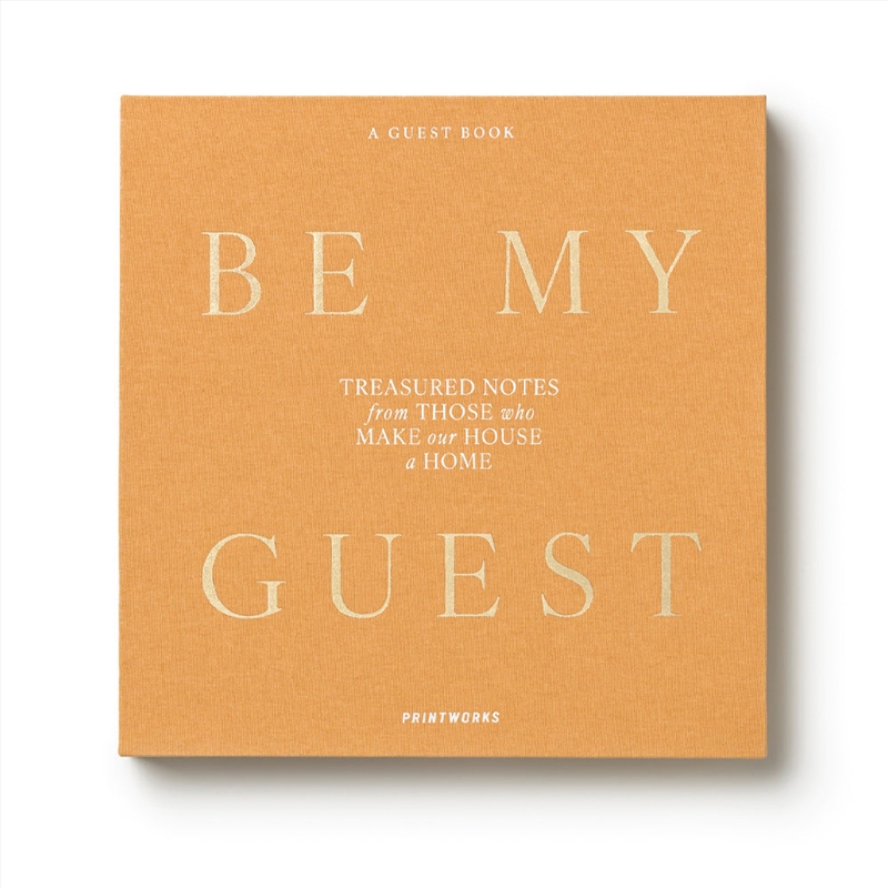 Printworks Guest Book Be My Guest-Beige Yellow/Product Detail/Stationery
