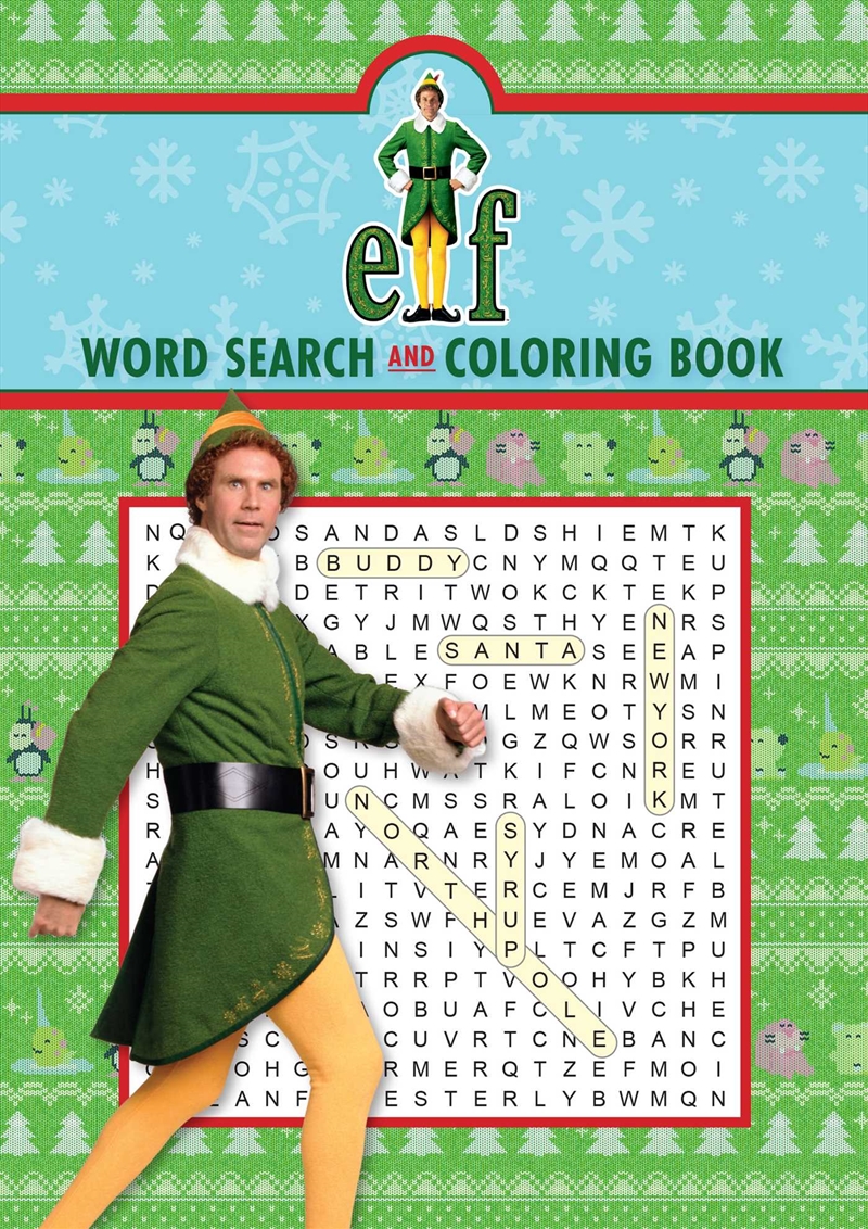 Elf Word Search and Coloring Book/Product Detail/Kids Activity Books