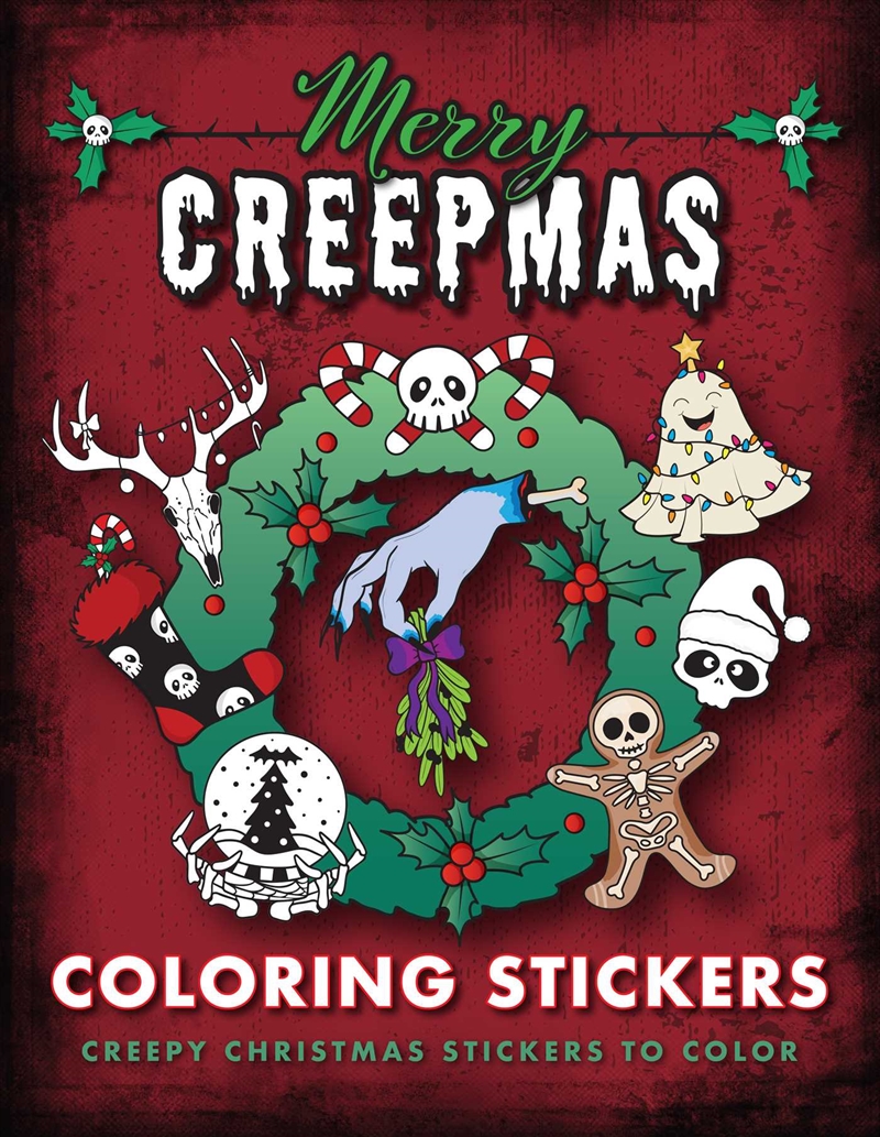 Merry Creepmas Coloring Stickers/Product Detail/Stationery