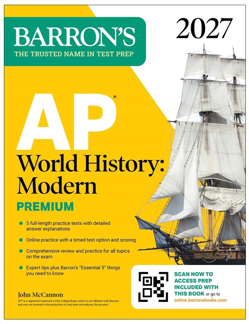 AP World History: Modern Premium, 2027: Prep Book With 5 Practice Tests + Comprehensive Review + Onl/Product Detail/Reference & Encylopaedias
