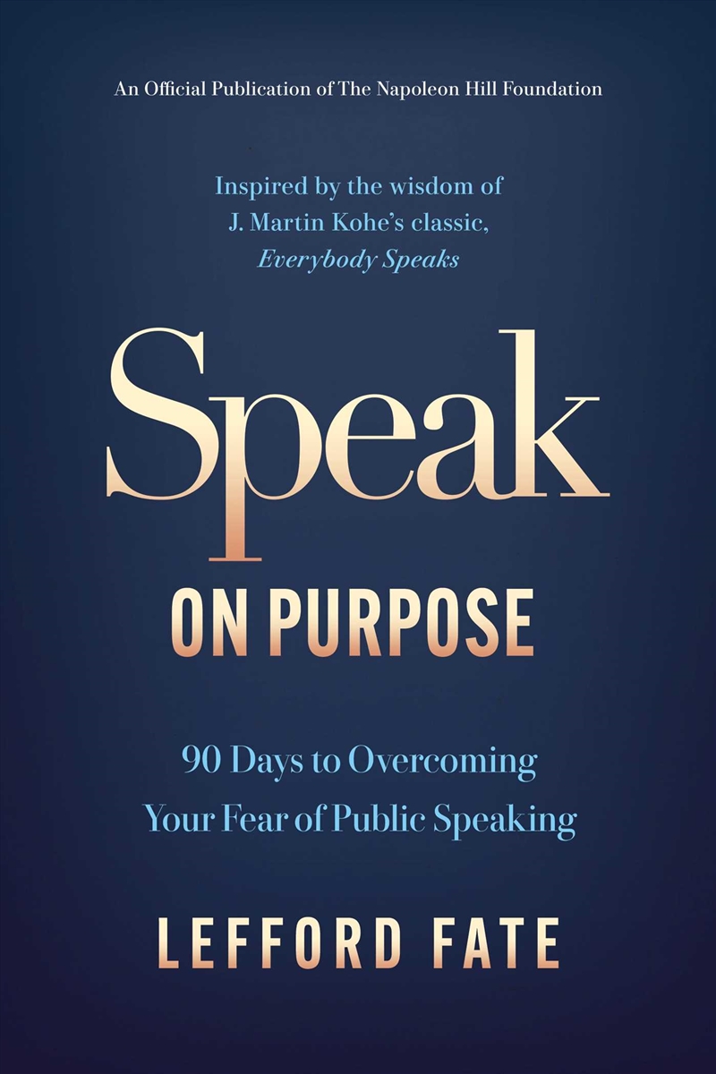 Speak On Purpose/Product Detail/Self Help & Personal Development