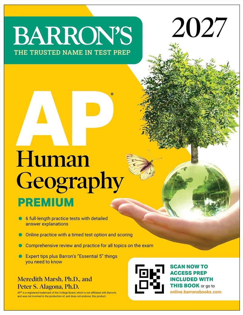 AP Human Geography Premium, 2027: Prep Book with 6 Practice Tests+ Comprehensive Review + Online Pra/Product Detail/Reference & Encylopaedias