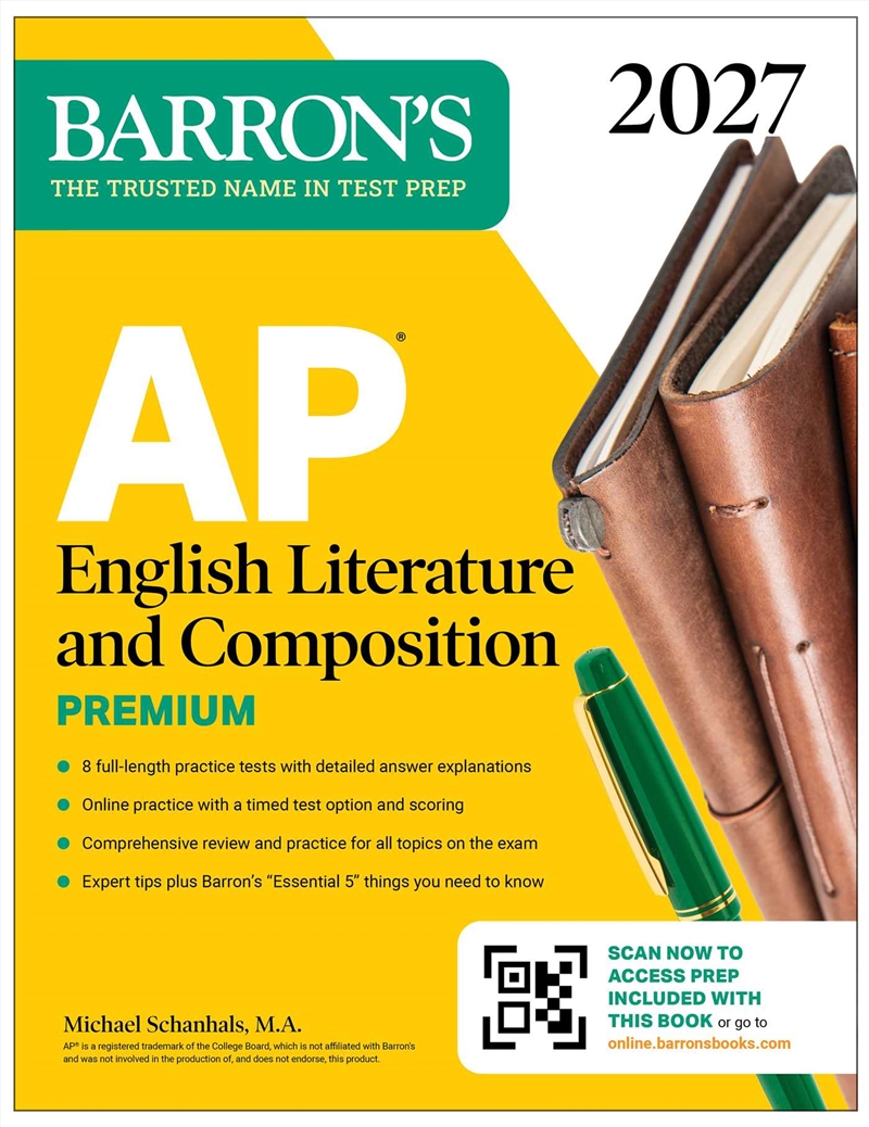 AP English Literature and Composition Premium, 2027: Prep Book with 8 Practice Tests + Online Practi/Product Detail/Reference & Encylopaedias