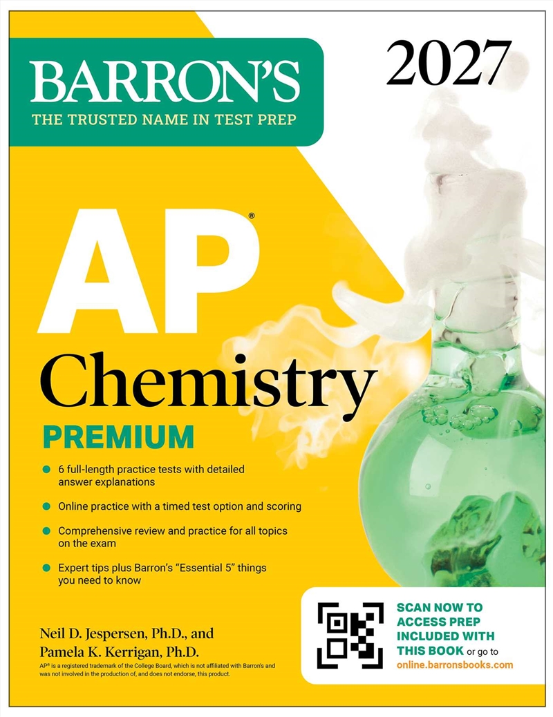 AP Chemistry Premium, 2027: Prep Book with 6 Practice Tests + Comprehensive Review + Online Practice/Product Detail/Reference & Encylopaedias