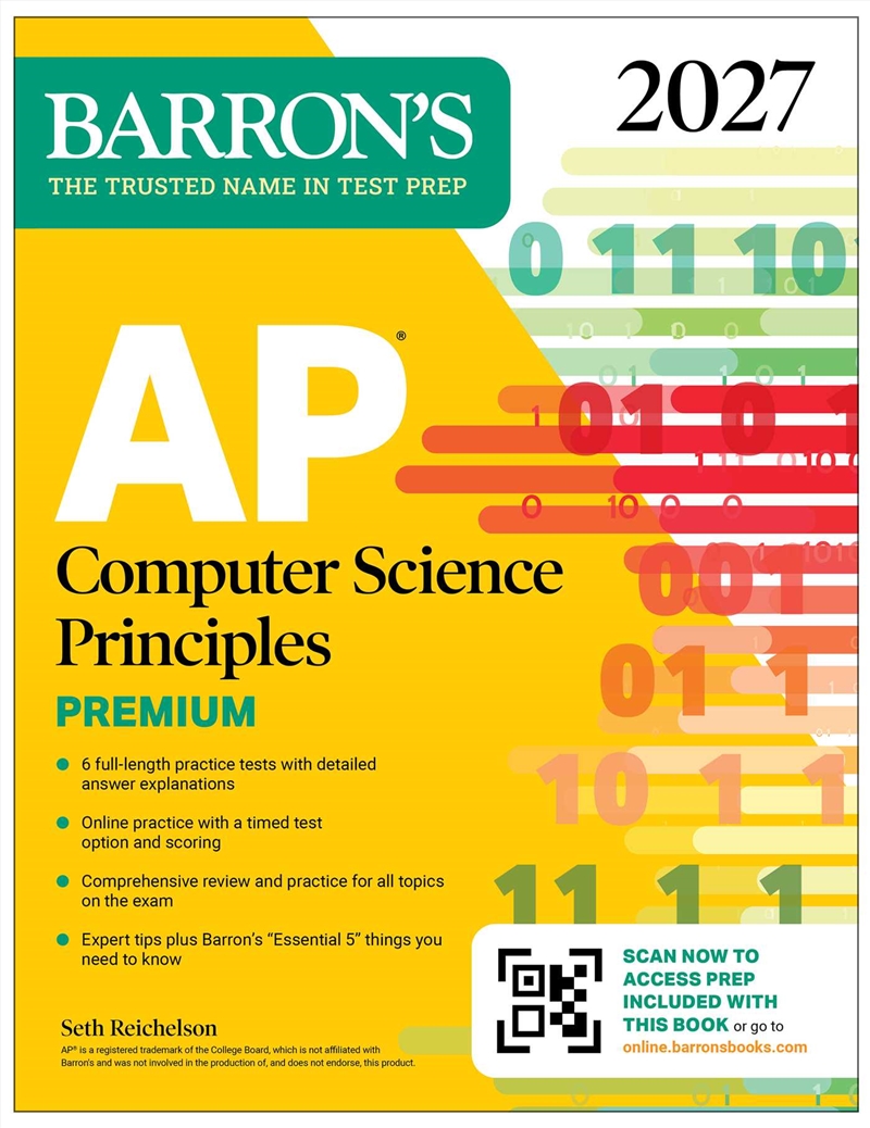 AP Computer Science Principles Premium, 2027: 6 Practice Tests + Comprehensive Review + Online Pract/Product Detail/Reference & Encylopaedias
