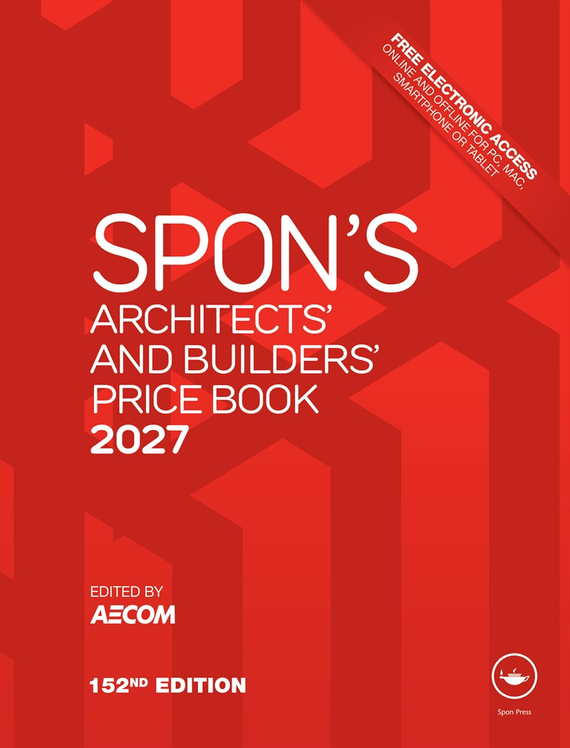 Spon's Architects' And Builder/Product Detail/Technology & Engineering