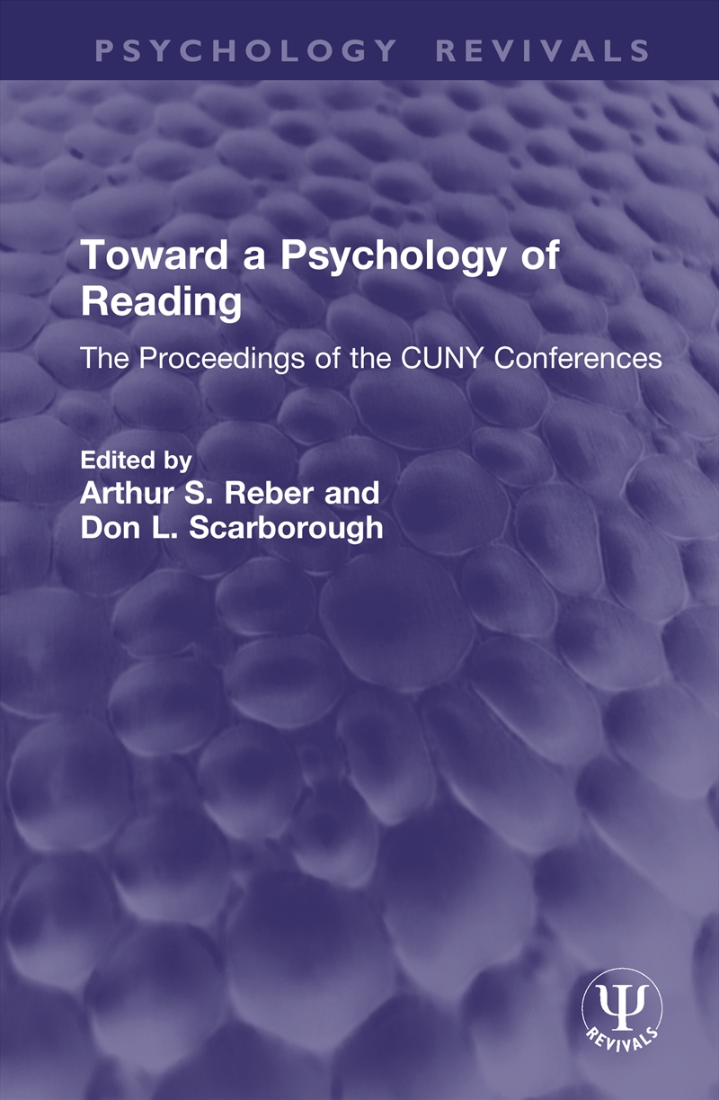 Toward a Psychology of Reading/Product Detail/Psychology