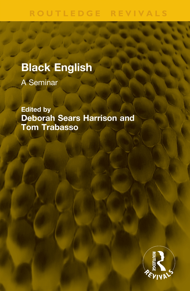 Black English/Product Detail/Language & Linguistics