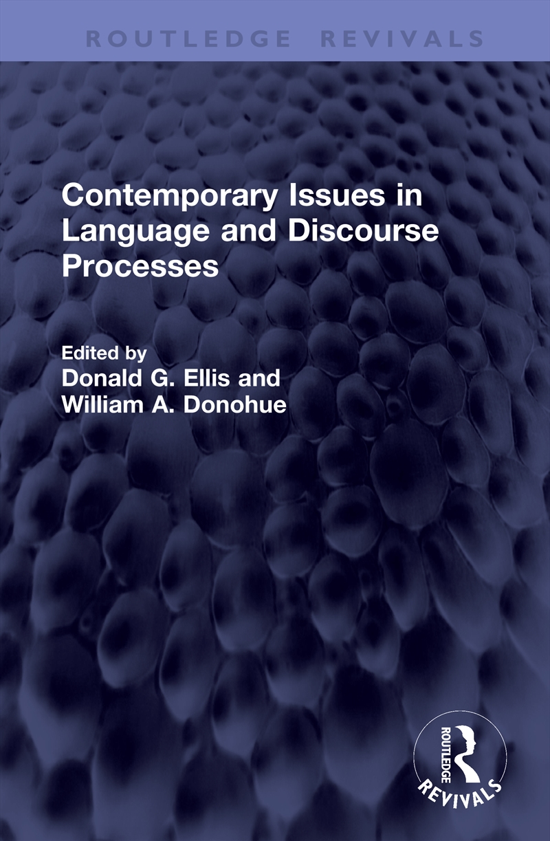 Contemporary Issues in Language and Discourse Processes/Product Detail/Language & Linguistics