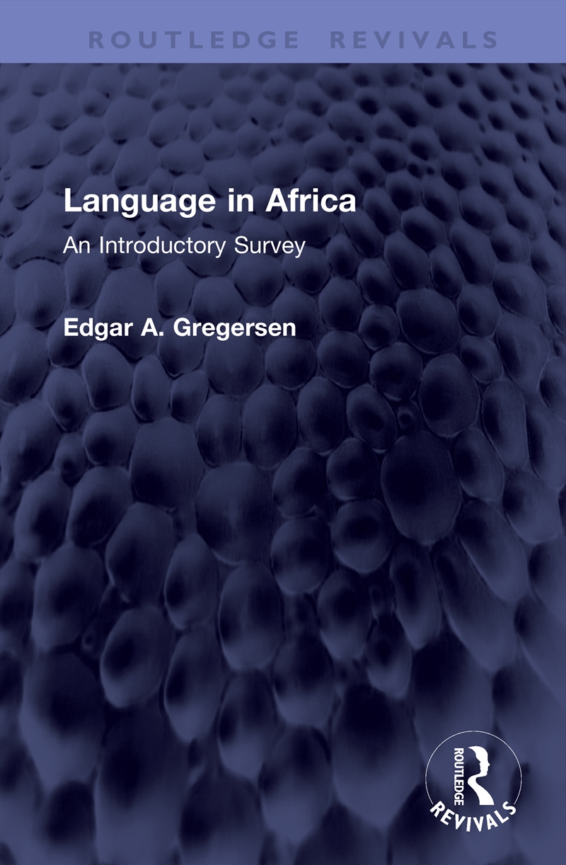 Language in Africa/Product Detail/Language & Linguistics