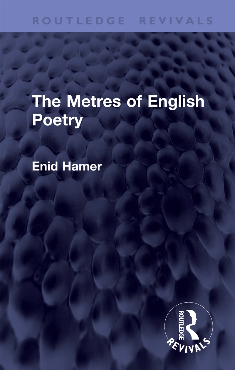 The Metres Of English Poetry/Product Detail/Literature & Poetry