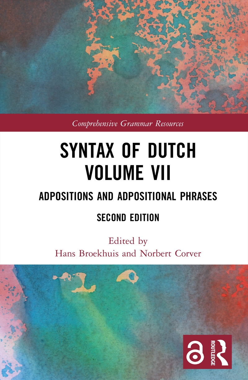 Syntax of Dutch Volume VII/Product Detail/Language & Linguistics