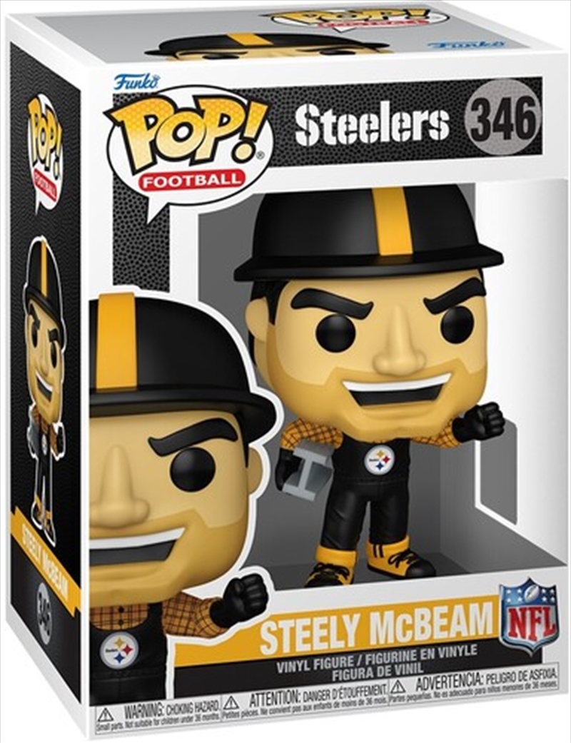 NFL: Mascots - Pittsburg Steelers Steely McBeam Pop! Vinyl/Product Detail/Sport