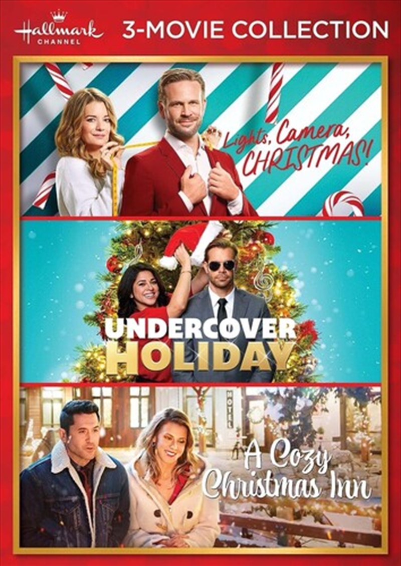 Hallmark Channel 3 Movie Collection (Lights, Camera, Christmas! / Undercover Holiday / A Cozy Christ/Product Detail/Drama