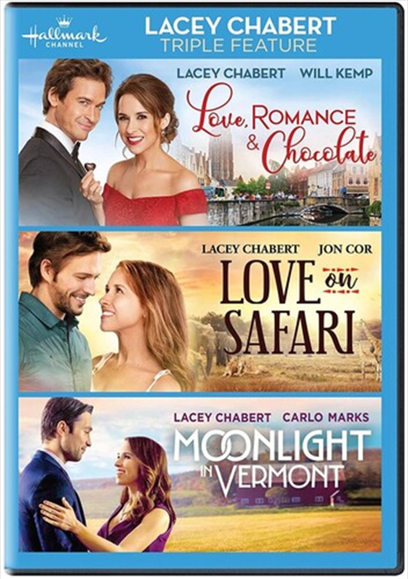 Love, Romance and Chocolate / Love on Safari / Moonlight in Vermont (Lacey Chabert Triple Feature) (/Product Detail/Drama