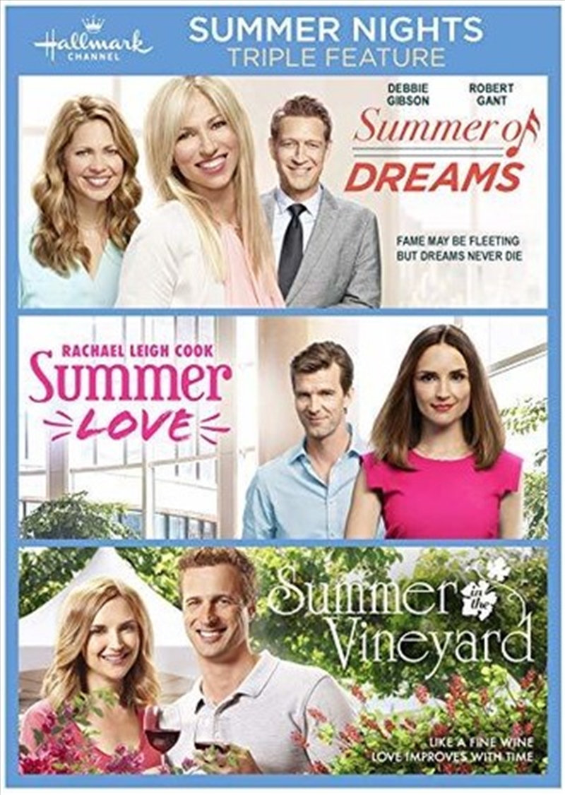 Summer of Dreams / Summer Love / Summer in the Vineyard (Summer Nights Triple Feature) (REGION 1)/Product Detail/Drama