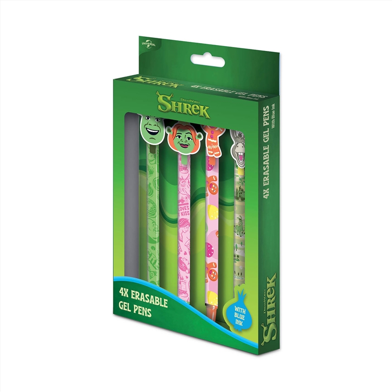 Shrek - Characters - Erasable Gel Pen 4 pack/Product Detail/Stationery