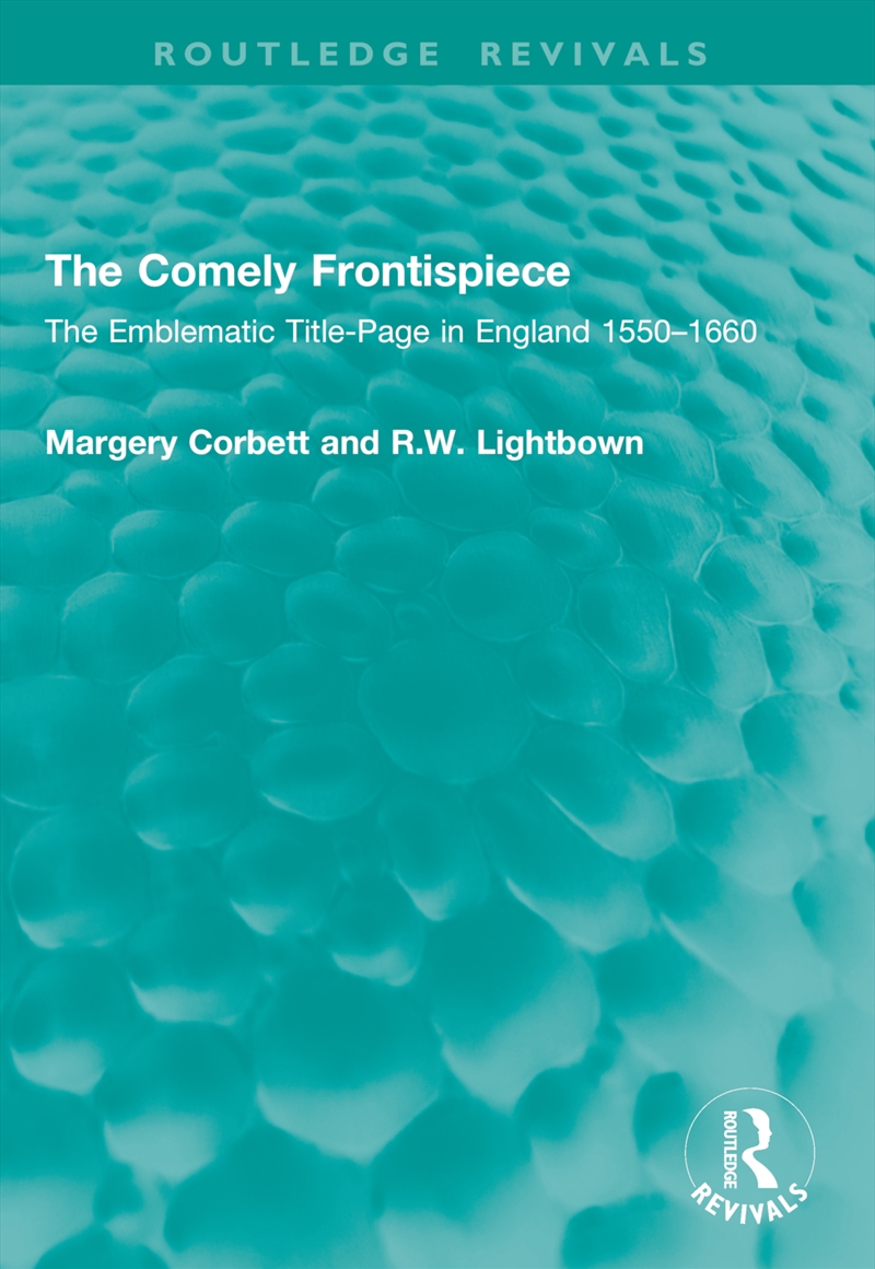 The Comely Frontispiece/Product Detail/Literature & Poetry