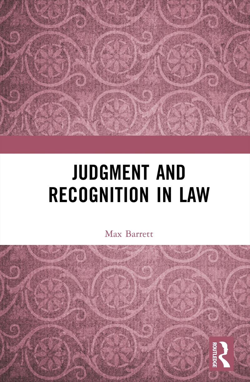Judgment and Recognition in Law/Product Detail/Law