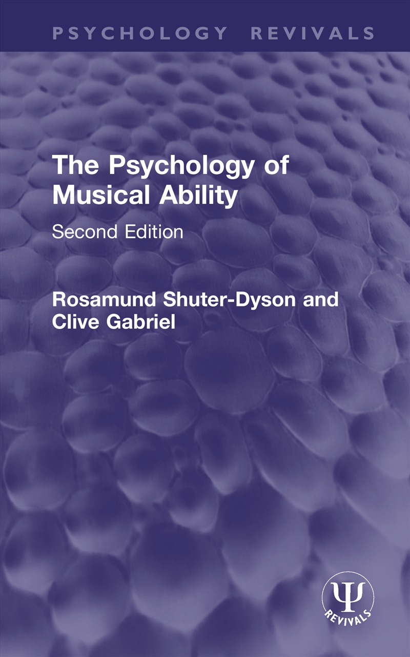 The Psychology of Musical Ability/Product Detail/Psychology