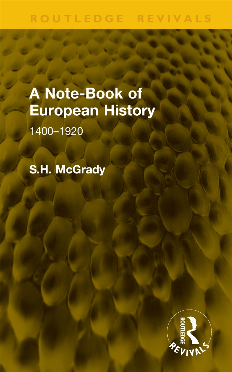 A Note-Book of European History/Product Detail/History