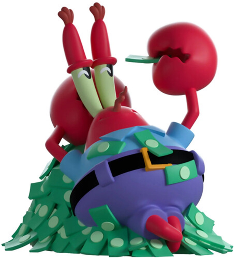 Youtooz SpongeBob SquarePants - Pile O’Money Mr. Krabs 4" Vinyl Figure/Product Detail/Figurines