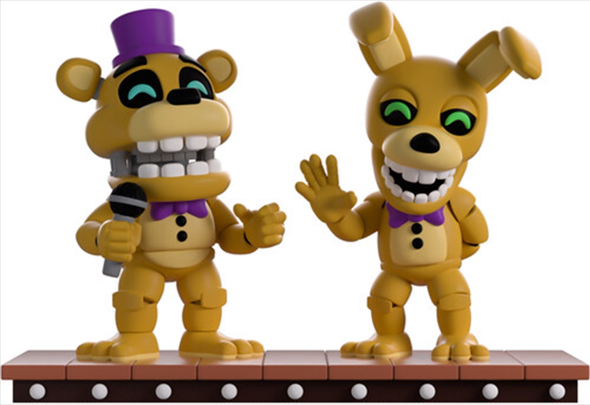Youtooz Five Nights at Freddy’s - Fredbear & Spring Bonnie 5" Vinyl Figure/Product Detail/Figurines