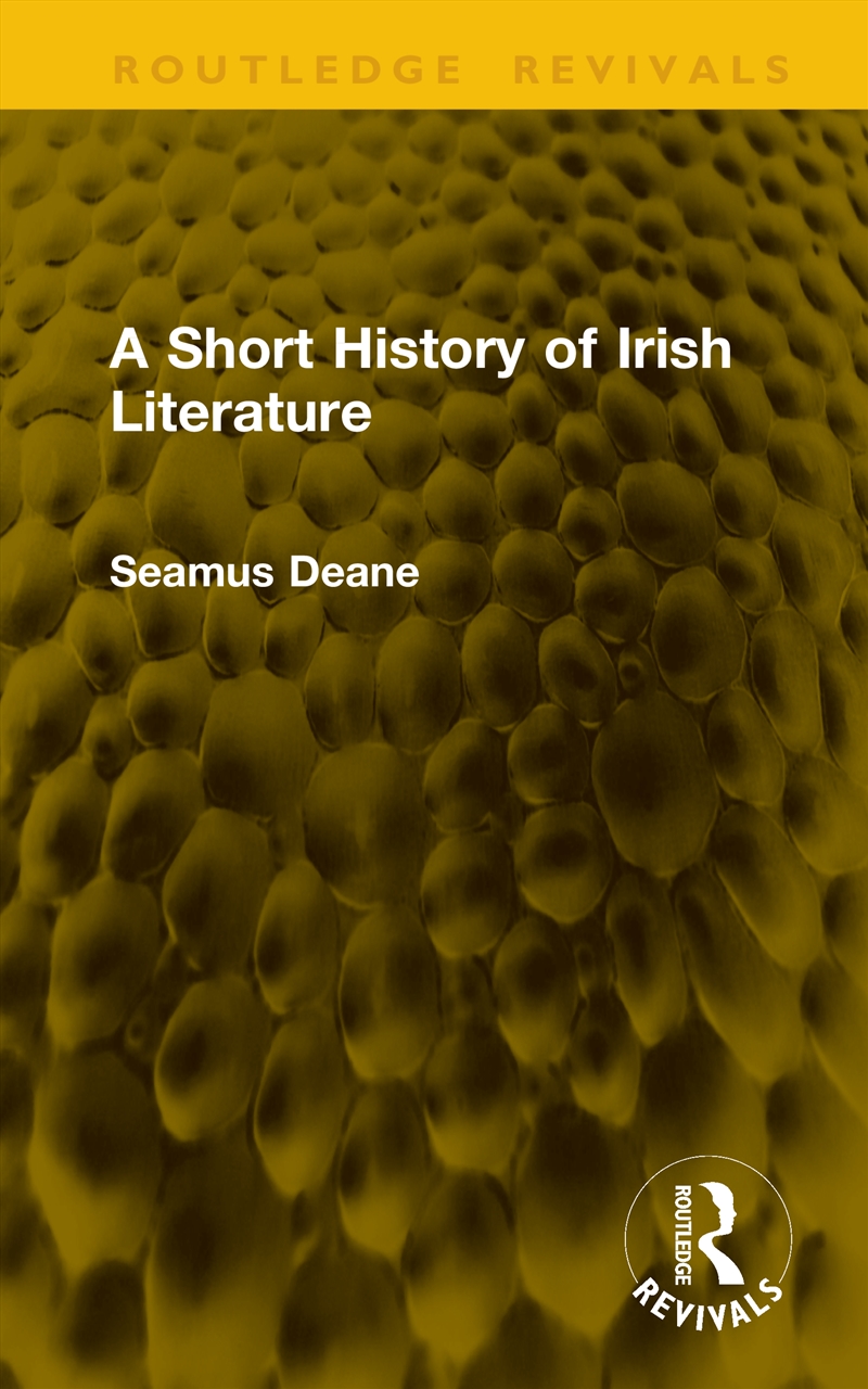 A Short History of Irish Literature/Product Detail/Literature & Poetry