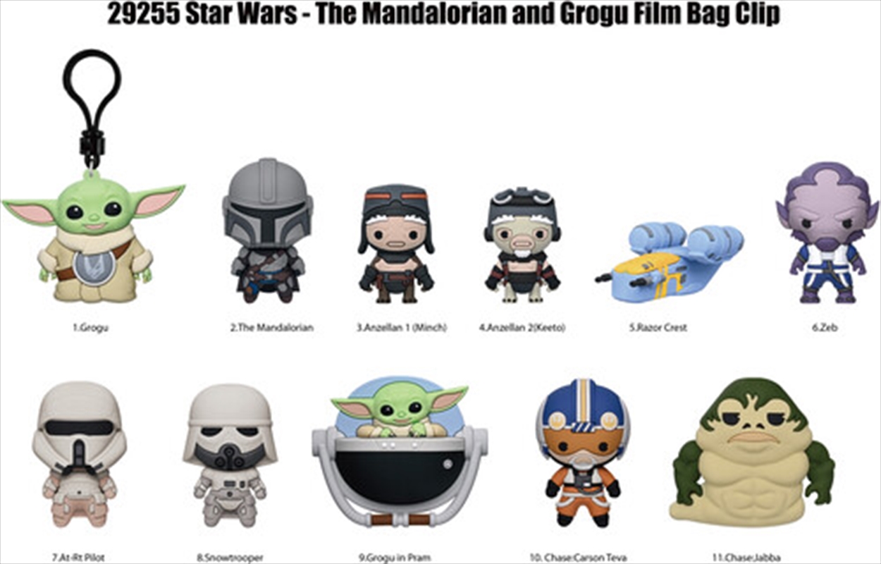 Mandalorian & Grogu (2026) – 3D Foam Bag Clip Blind Bag (Sent At Random)/Product Detail/Keyrings