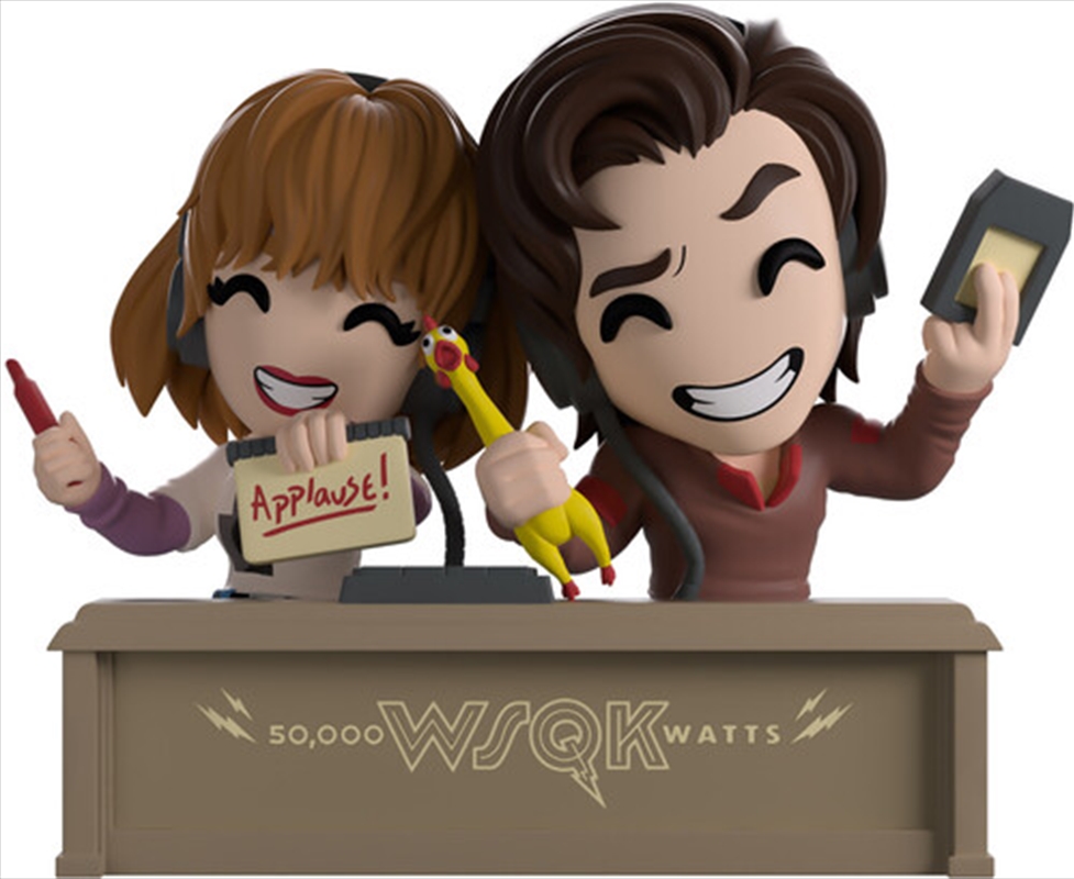 Youtooz Stranger Things - WSQK Robin & Steve 5" Vinyl Figure Diorama/Product Detail/Figurines